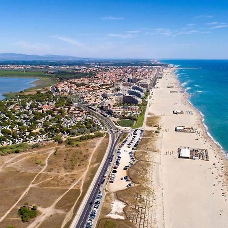Appart T2 Calme - Centre De Canet - Parking - Clim Esterno foto