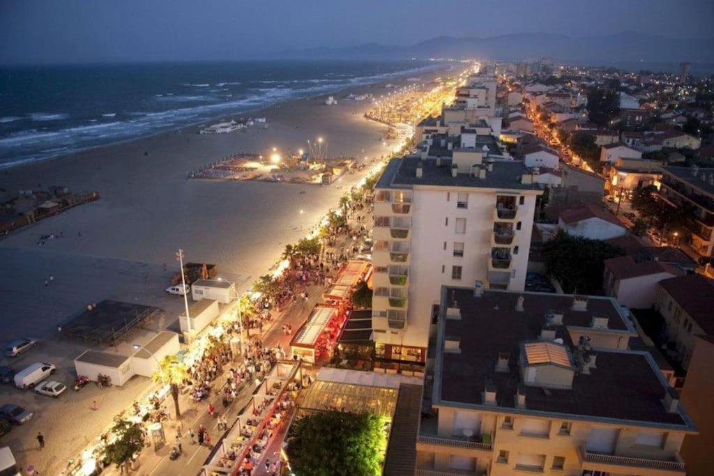Appart T2 Calme - Centre De Canet - Parking - Clim Esterno foto