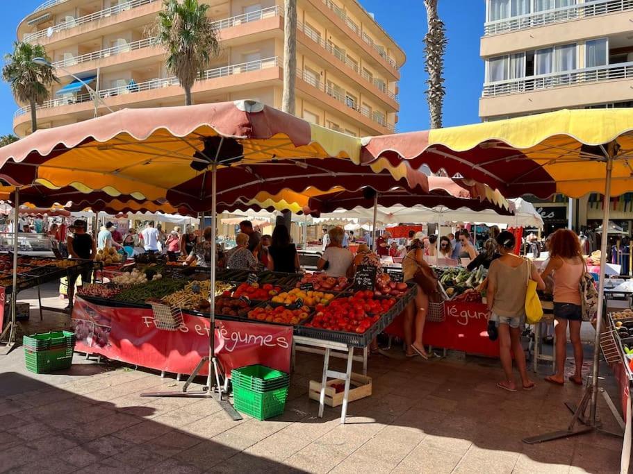 Appart T2 Calme - Centre De Canet - Parking - Clim Esterno foto